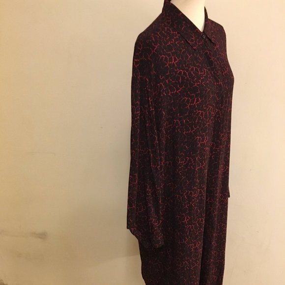 Marina Sport Long Sleeve Red Cheetah Print Dress - Picture 6 of 11